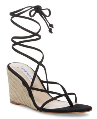 tie up wedge shoes