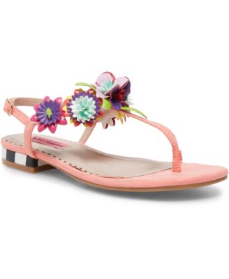 macys pink sandals
