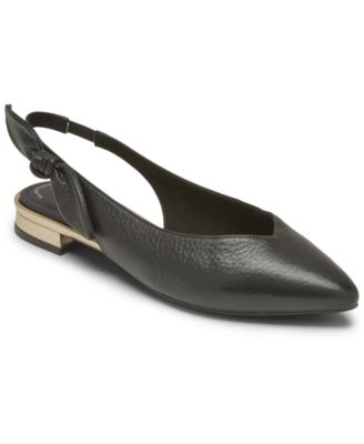 Total Motion Zuly Bow Slingback Flats 