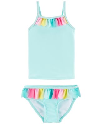 girls ruffle tankini