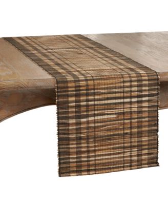 Полосатый бегун из водяного гиацинта Saro Lifestyle