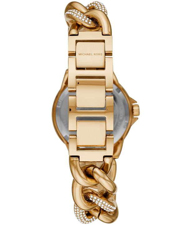 Michael Kors Camille Multifunction Gold-Tone Stainless Watch & Reviews ...