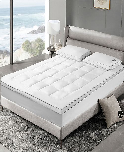 Scott Living 3 White Down Fiber Top Featherbed Collection Reviews Macy S