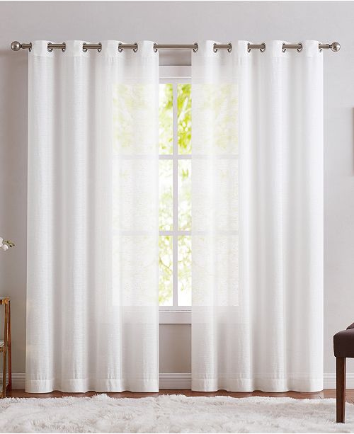 Charisma Sheer Window Curtain Reviews Window Treatments Blinds Macy S