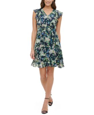 macy's tommy hilfiger floral dress
