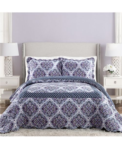 Vera Bradley Regal Rosette King Bedspread Reviews Bedding Collections Bed Bath Macy S