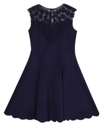 girls lace skater dress