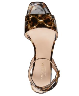 kate spade lagoon spade chain sandals