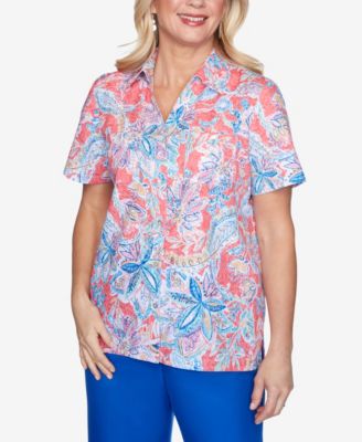 macys alfred dunner plus size tops
