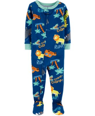 carters cotton footed pajamas