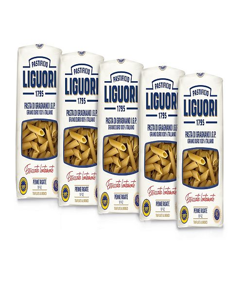 Pastificio Liguori 1975 Penne Rigate Igp Short Pasta Di Gragnano 17 6 Oz Pack Of 5 Reviews Food Gourmet Gifts Dining Macy S