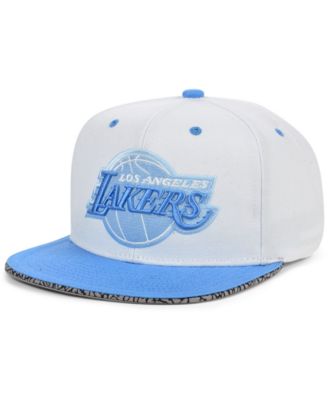 baby blue lakers hat