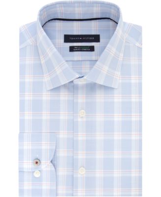 tommy hilfiger athletic fit stretch dress shirt