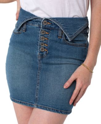 blue jean skirts for juniors
