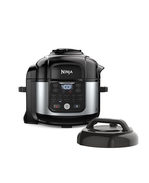 Ninja Foodi 11 In 1 6 5 Qt Pro Pressure Cooker Air Fryer With Stainless Finish Fd302 Reviews Small Appliances Kitchen Macy S