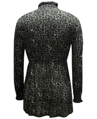 macy's leopard print jacket