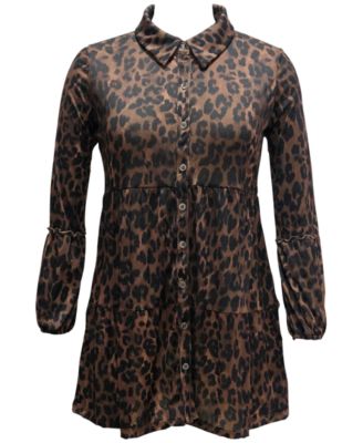 macys animal print tops