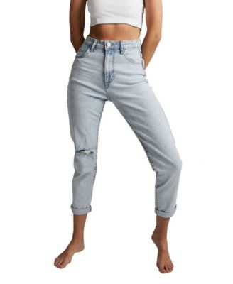cotton on stretch mom jeans