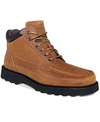 Rockport Dougland Waterproof Moc-Toe Boots - Shoes - Men - Macy's