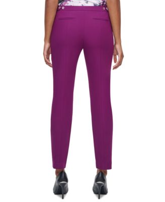 purple skinny pants
