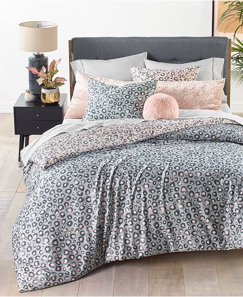 Martha Stewart Collection Reversible 3 Pc Cheetah Print Twin Twin Xl Comforter Set Created For Macy S Reviews Comforters Fashion Bed Bath Macy S