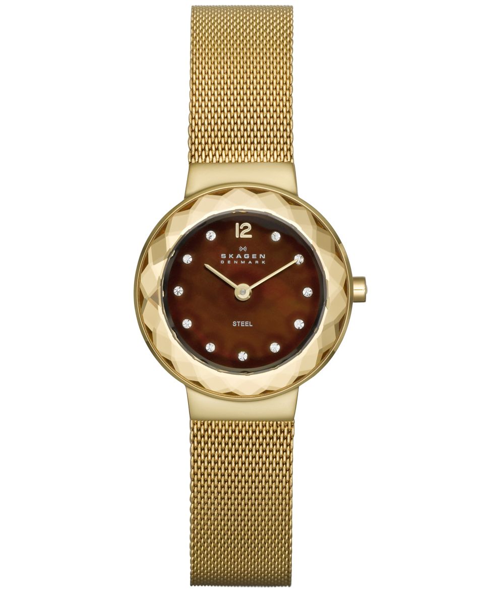 Skagen Denmark Watch, Womens Rose Gold Tone Stainless Steel Mesh Bracelet 32mm 922SRRR   Watches   Jewelry & Watches