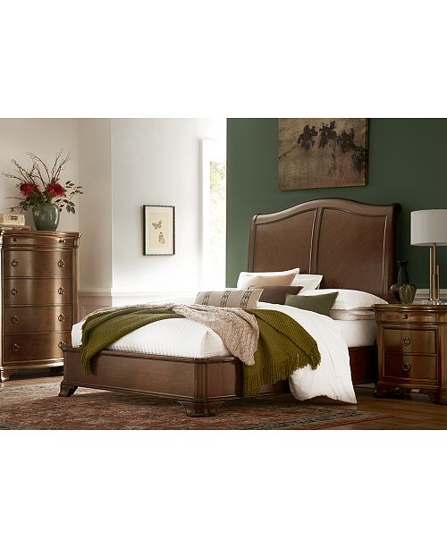 Furniture Orle Bedroom Furniture 3pc Set Queen Bed Nightstand Chest Created For Macy S Reviews Furniture Macy S
