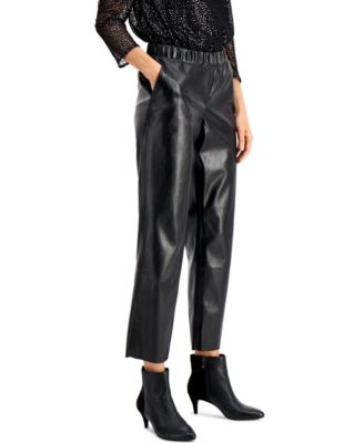 macy's leather pants