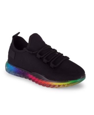 Affinity Lace Up Rainbow Sole Sneakers 