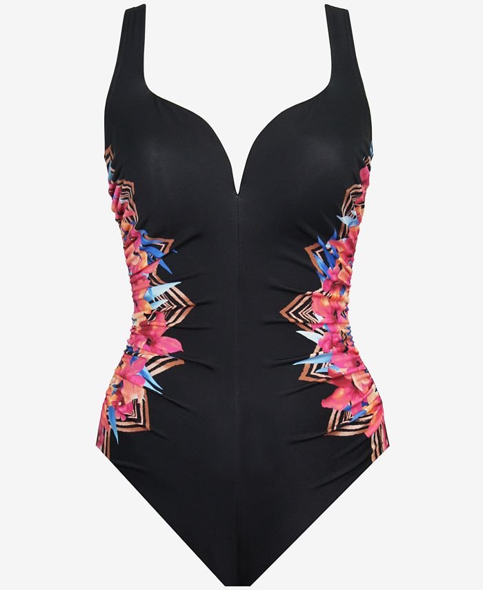 Miraclesuit Tropica Temptress Tummy-Control One-Piece Swimsuit ...