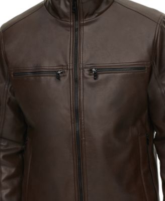 calvin klein leather jacket macys