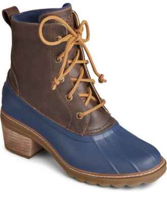 sperry heeled boots