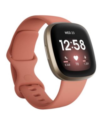 Fitbit Versa 3 Pink Clay Strap Smart 