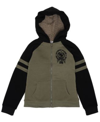 boys hooded fleece jacket