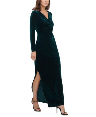 eliza j velvet dress