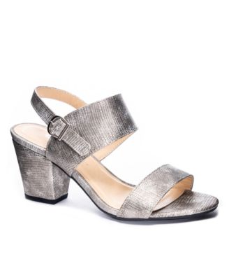 cl by laundry spot on sandal
