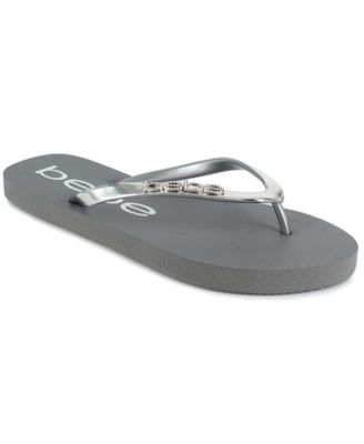 bebe flip flops
