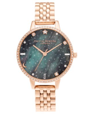 olivia burton celestial rose gold
