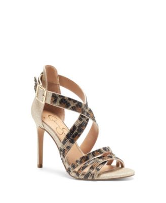 womens strappy heeled sandals