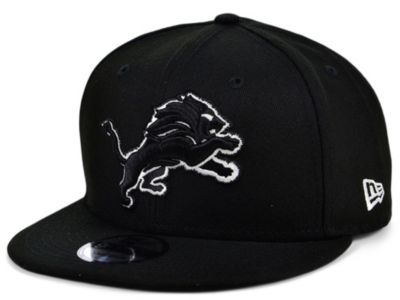 Бейсболка New Era Detroit Lions Basic Fashion 9FIFTY черного цвета