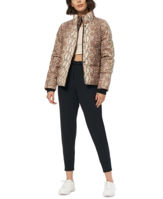 marc new york faux leather puffer