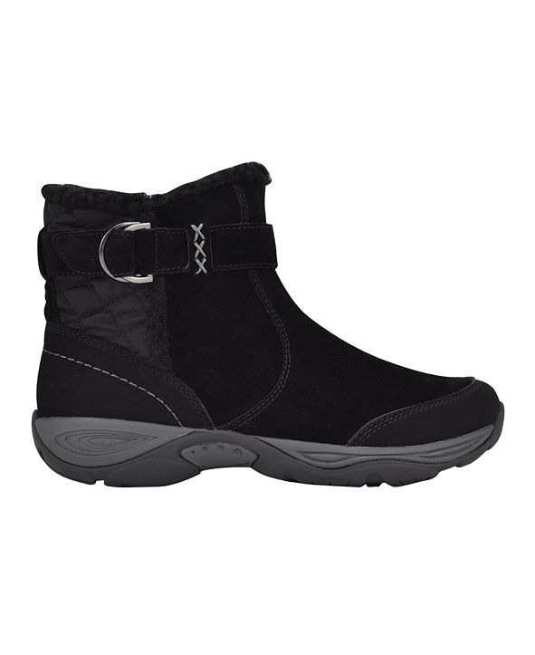 easy spirit womens elk flat heel booties