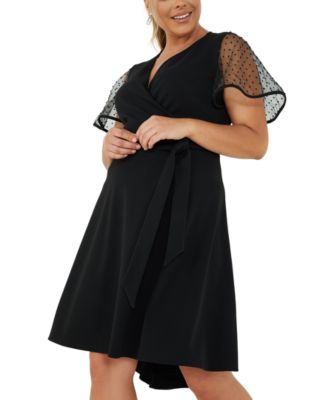 plus size organza dresses