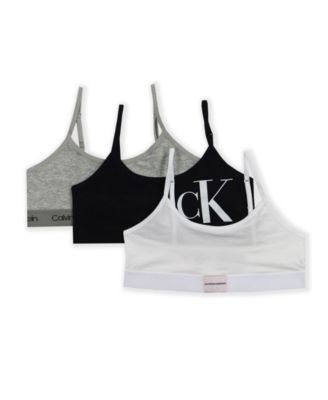 calvin klein sports bra 3 pack