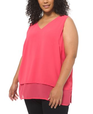 michael kors plus size tops macy's