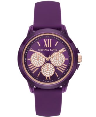 Bradshaw Purple Silicone Watch 42mm 