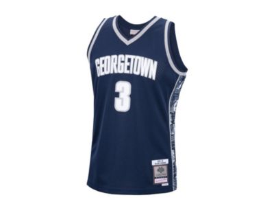 Мужская футболка Mitchell & Ness Allen Iverson Georgetown Hoyas 1995-96 годов выпуска, реплика Swingman