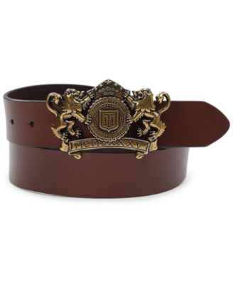 tommy hilfiger plaque belt