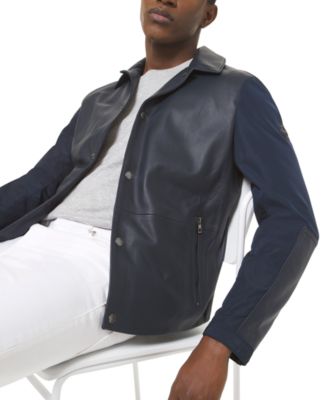 michael kors lavender leather jacket