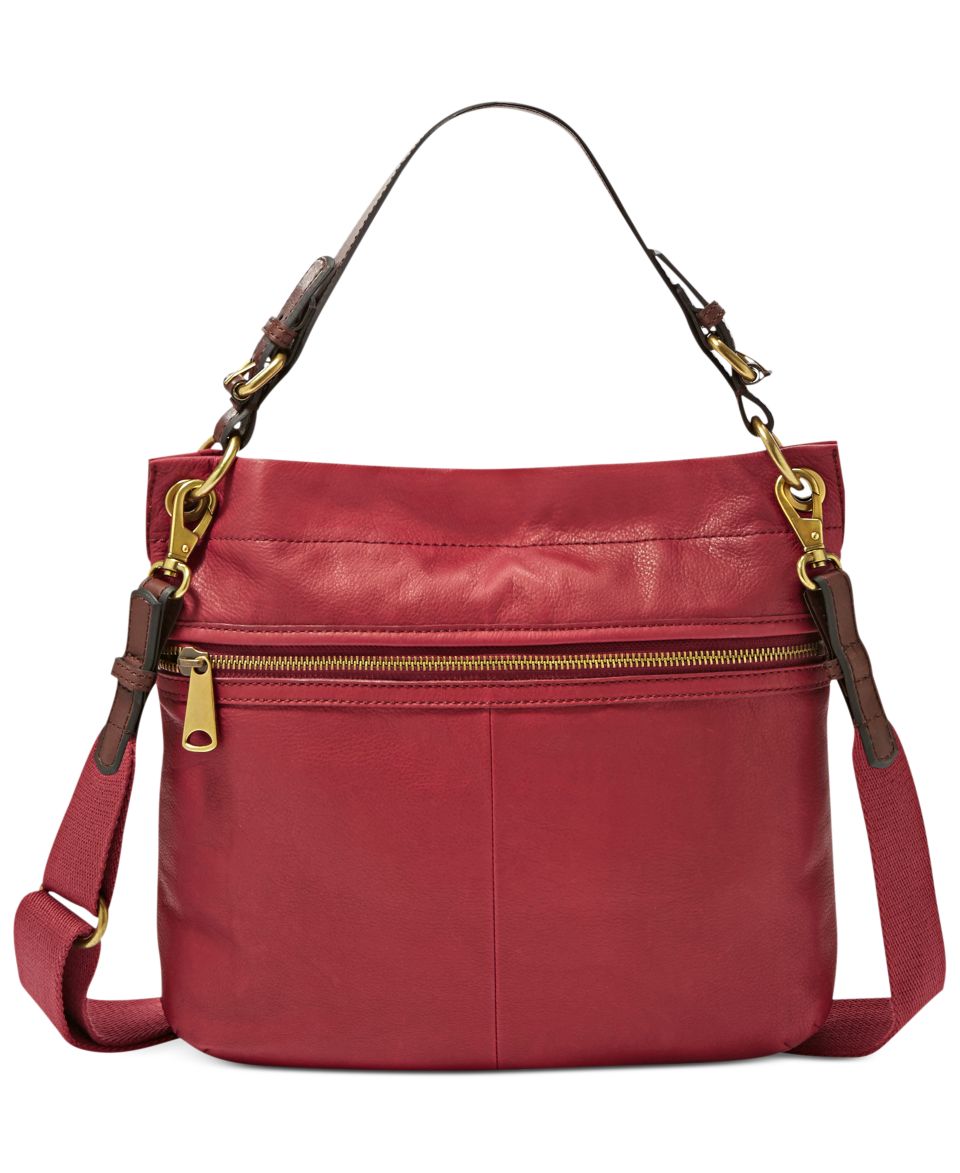 Fossil Hunter Leather Hobo   Handbags & Accessories